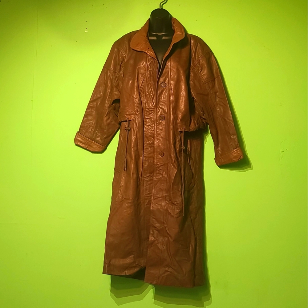 Pelle Leather Coat